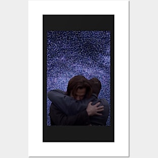 sam and dean stars and galaxy hug Posters and Art